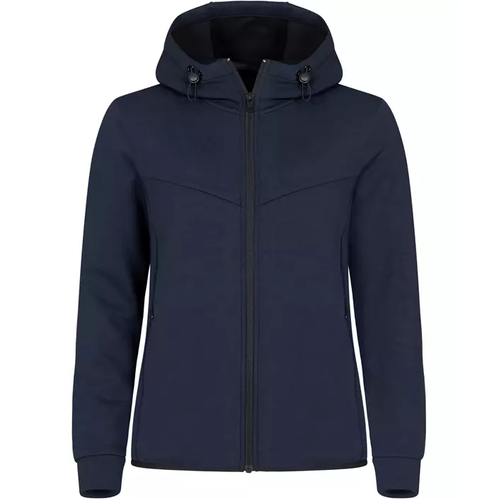 Clique Hayden Hoody Full Zip hoodie med blixtlås dam, Dark navy, large image number 0