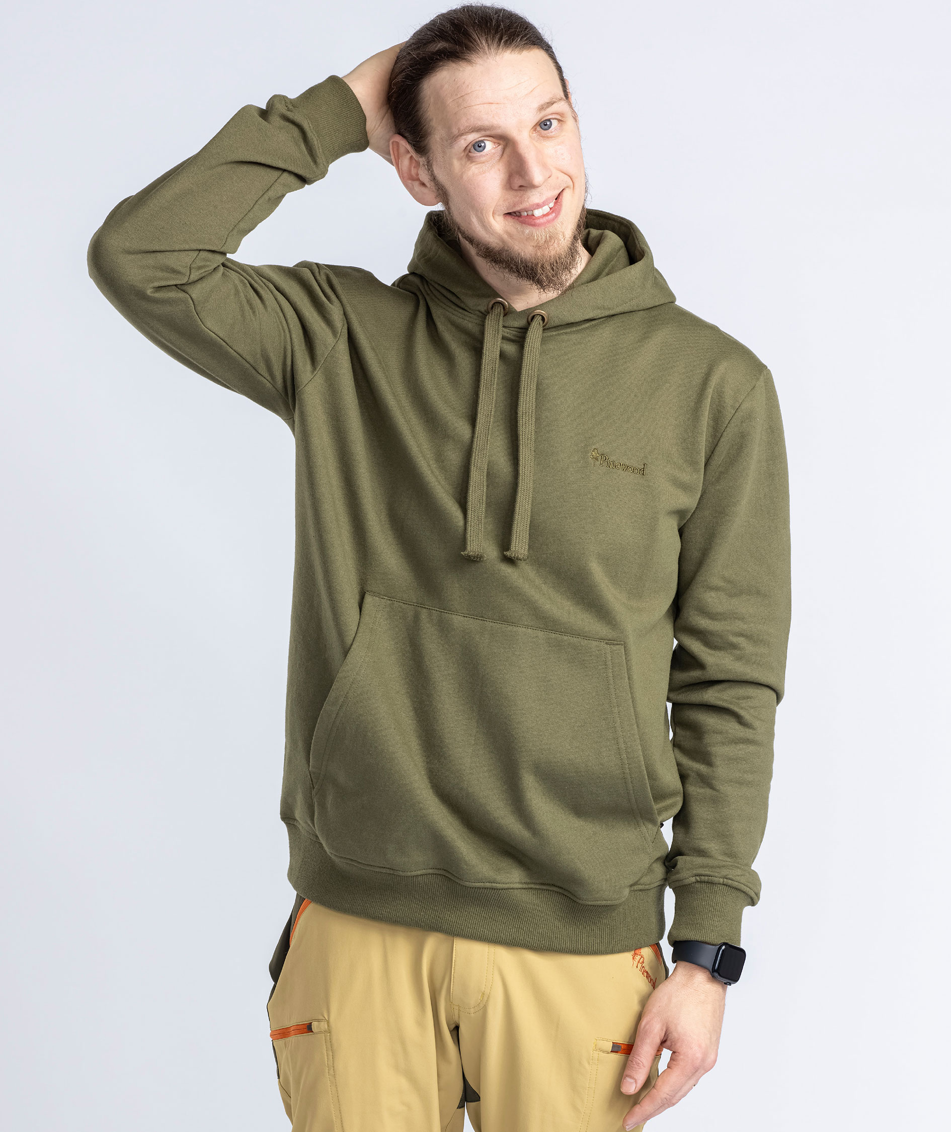 Pinewood Logo h&aelig;ttetr&oslash;je, Pine green, large image number 1