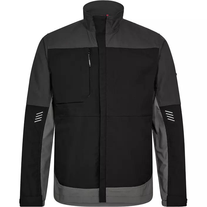 Engel Entire arbejdsjakke, Black/Anthracite Grey, large image number 0