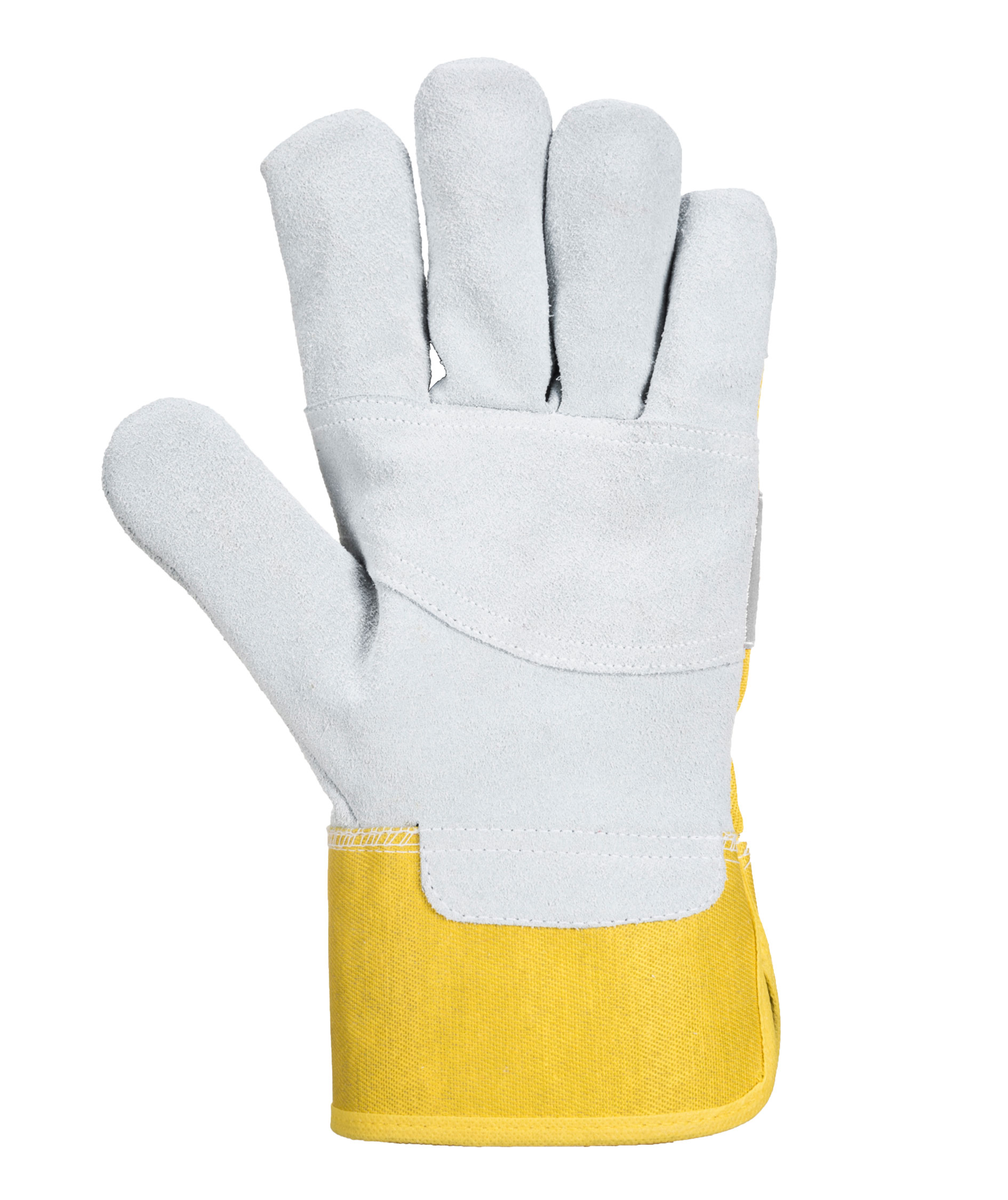 Portwest A219 Chrom Rigger work gloves, Red/Yellow, Red/Yellow, large image number 2