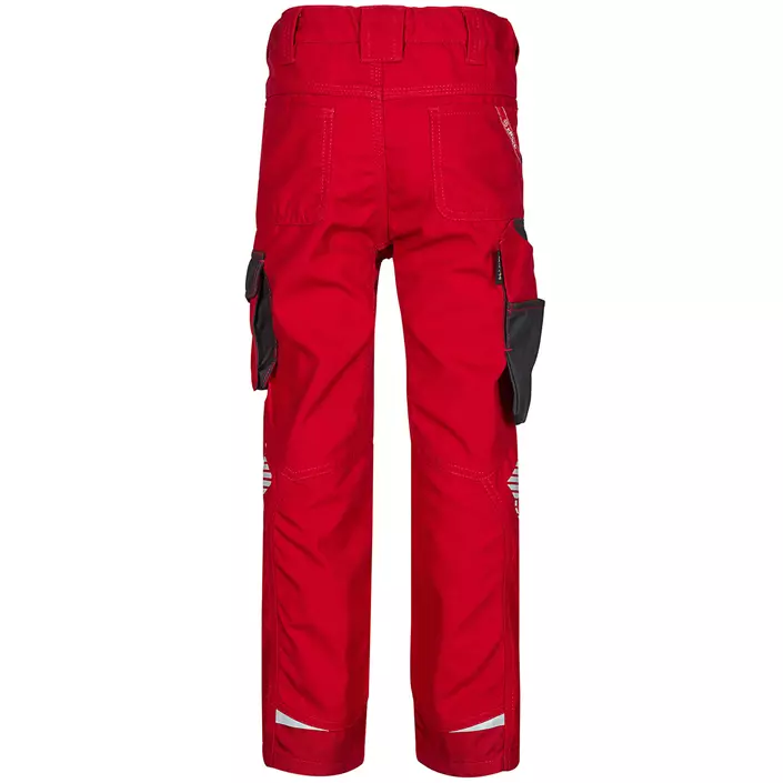 Engel Galaxy work trousers for kids, Tomato Red/Antracite Grey, large image number 1