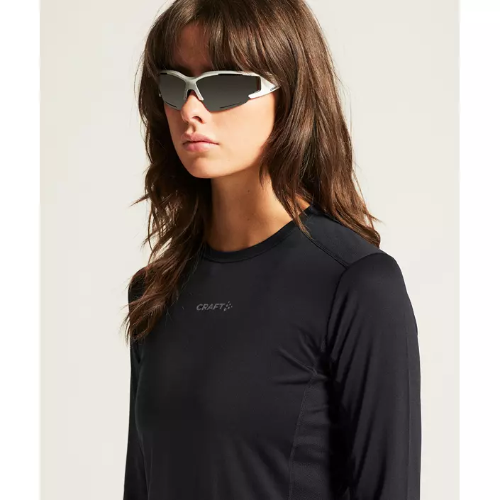 Craft ADV Essence langærmet dame T-shirt, Black, large image number 7