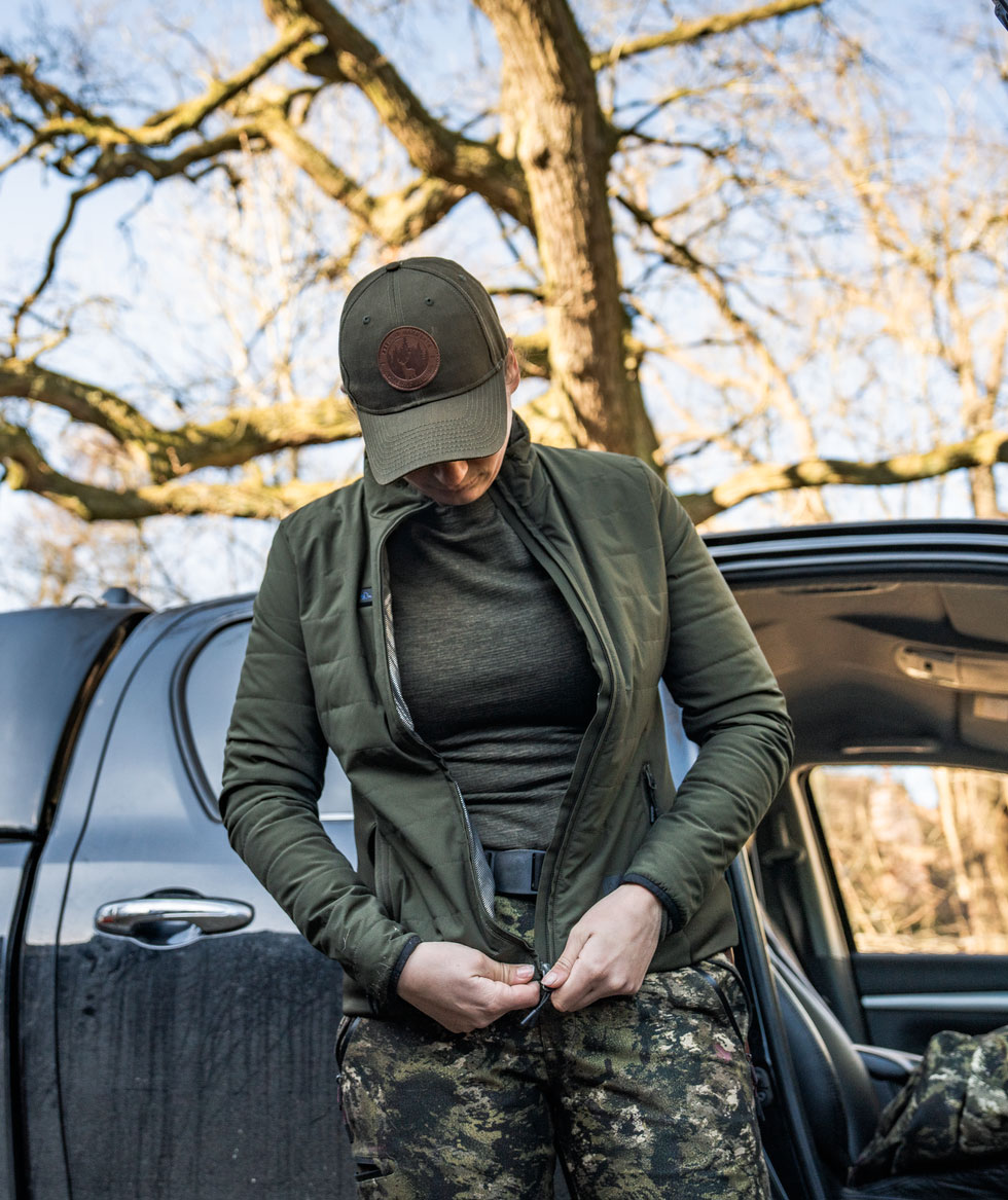 Seeland Celsius Aia Heat vatteret damejakke, Pine green, large image number 3