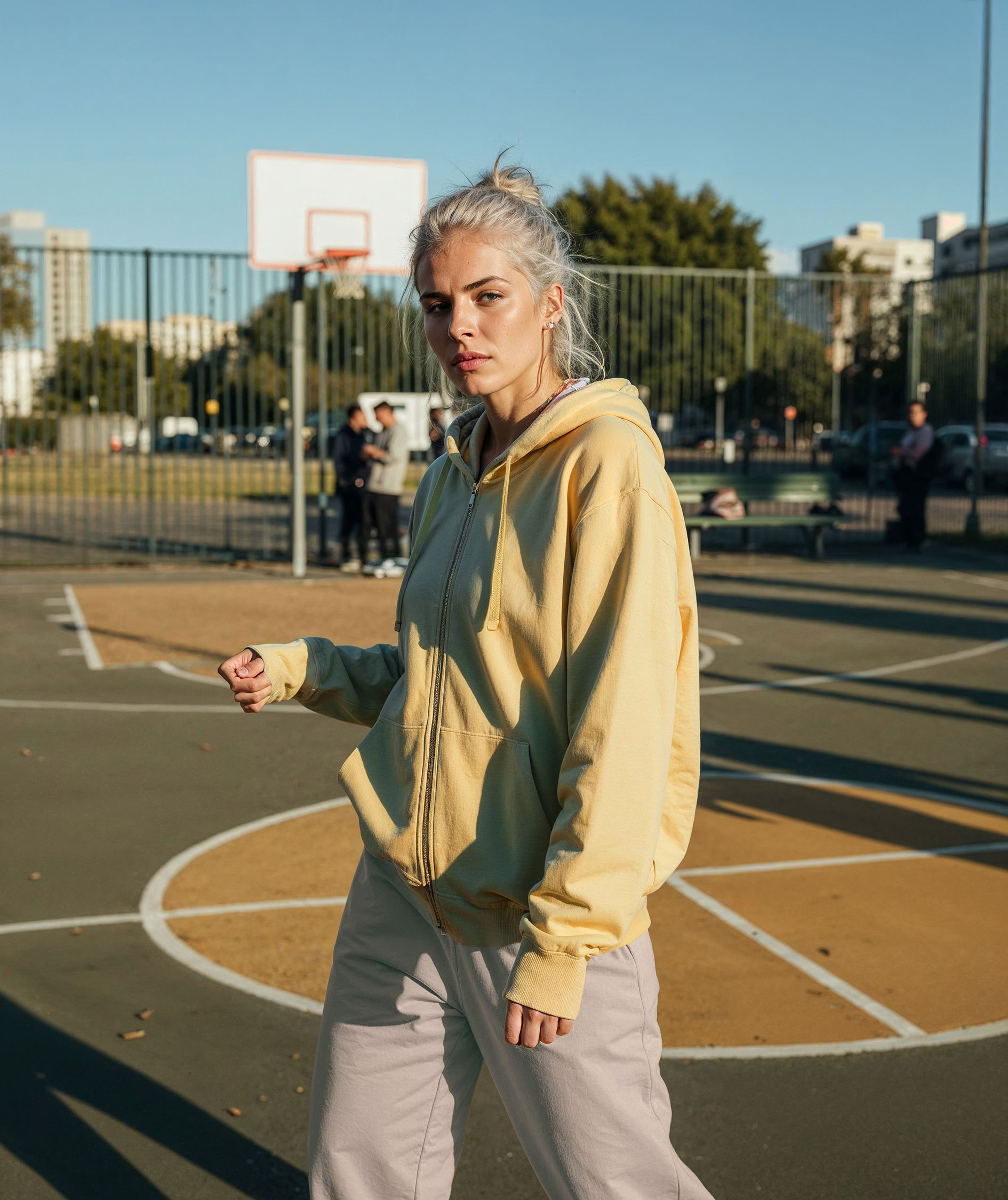 UM Regular Fit Hoodie mit Rei&szlig;verschluss, Ray, large image number 5