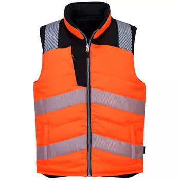 Portwest PW3 vest, Hi-Vis Orange/Sort