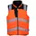 Portwest PW3 vest, Hi-Vis Orange/Sort, Hi-Vis Orange/Sort, swatch