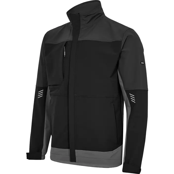 Engel Entire arbejdsjakke full stretch, Black/Anthracite Grey, large image number 5