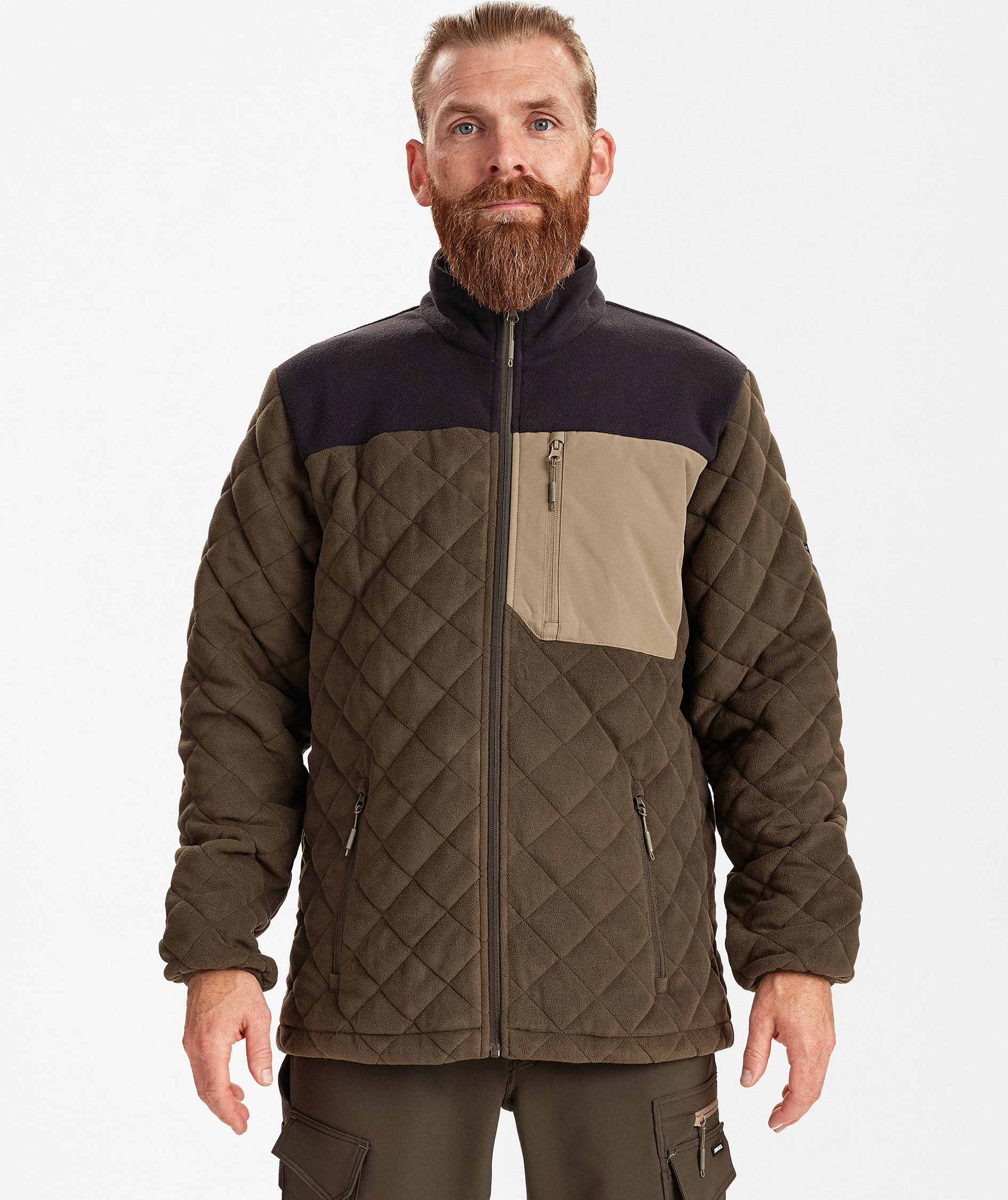 Engel Entire quilted fleece jacket