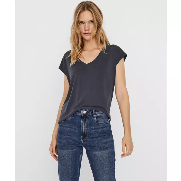 Vero Moda VMFILLI dame T-shirt, Ombre Blue, large image number 1