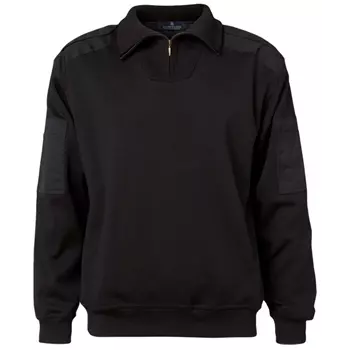 CC55 Oslo pullover with zipper, Black