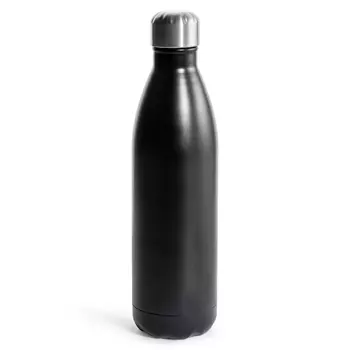 Sagaform Stahlflasche 0,75 L, Schwarz