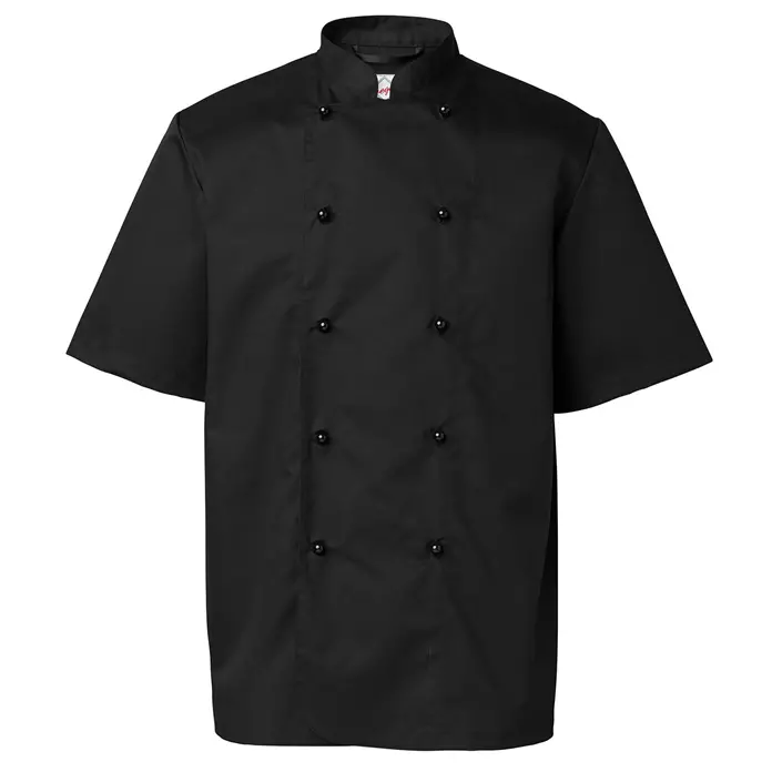 Segers short-sleeved chefs jacket, Black, large image number 0