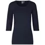 ID 3/4 sleeved women's stretch T-shirt, Navy