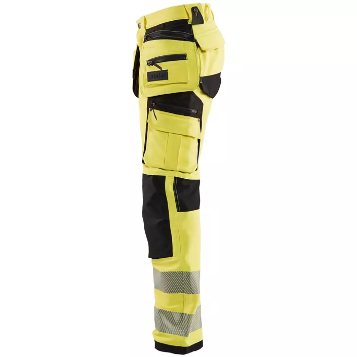 Blåkläder craftsmen's trousers full stretch, Hi-vis Yellow/Black, large image number 2