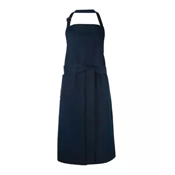 Toni Lee Kron bröstlappsförkläde med ficka, Marinblå