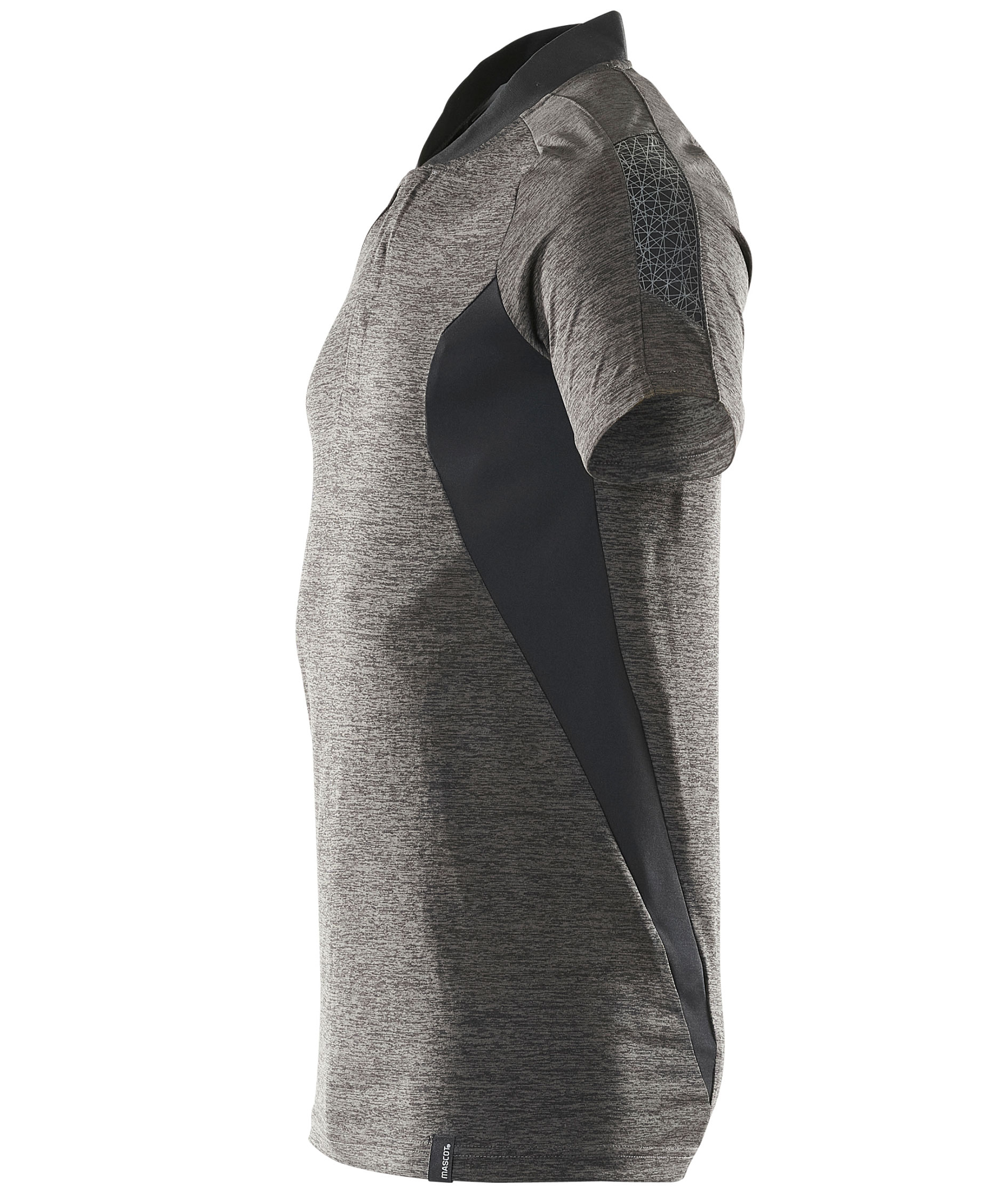 Mascot Accelerate Coolmax polo shirt, Dark Anthracite/Black, large image number 3