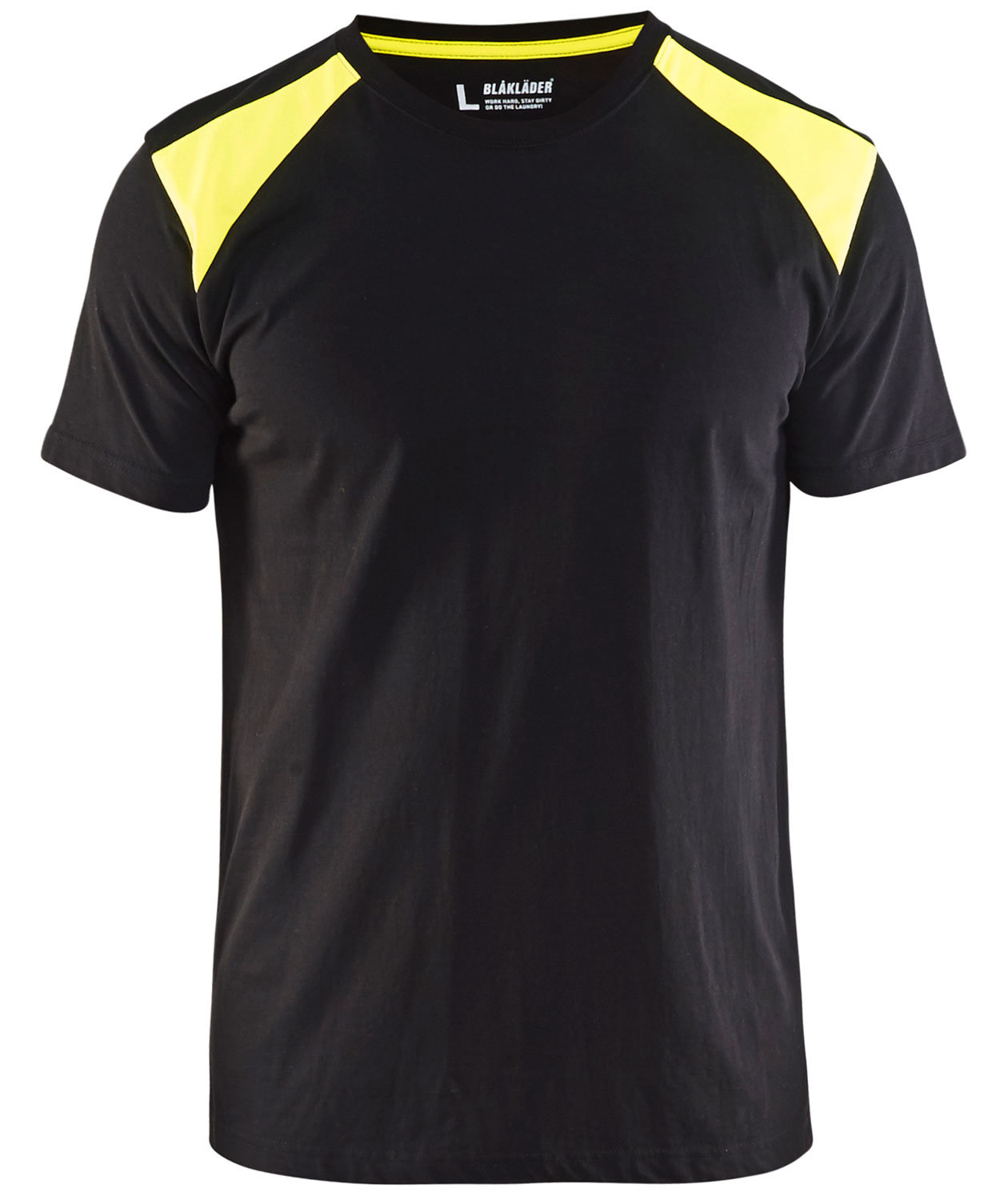 Bl&aring;kl&auml;der Unite T-shirt, Black/Hi-Vis Yellow