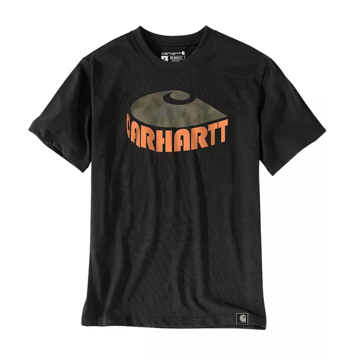 Carhartt Camo Graphic T-skjorte, Black, large image number 0