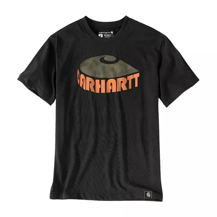 Carhartt Camo Graphic T-Shirt, Black, large image number 0