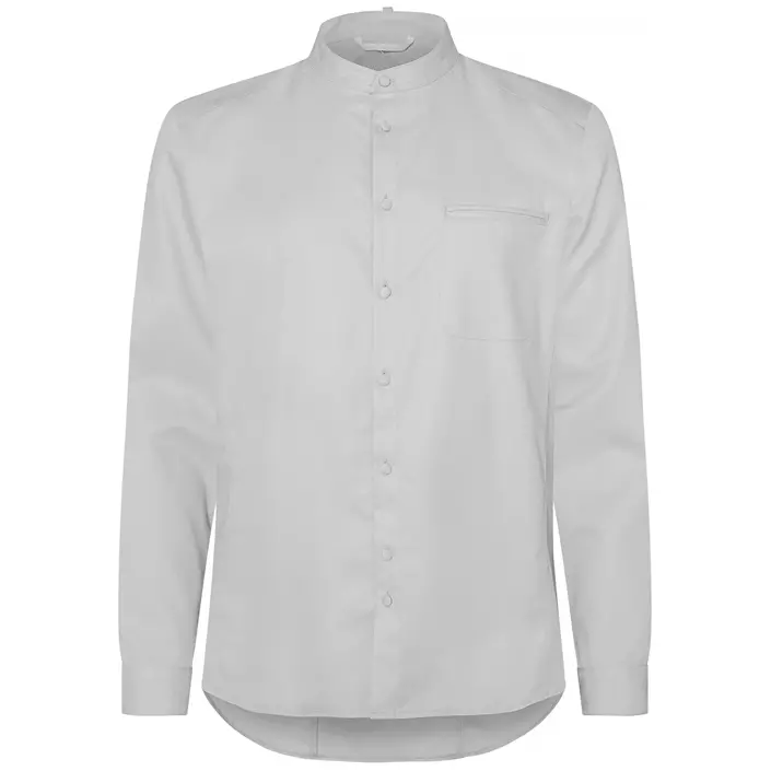 Segers 1091 slim fit kock-/service skjorta, Ljusgrå, large image number 0