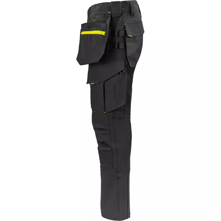 ProJob craftsman trousers 5551 full stretch, Black, large image number 3
