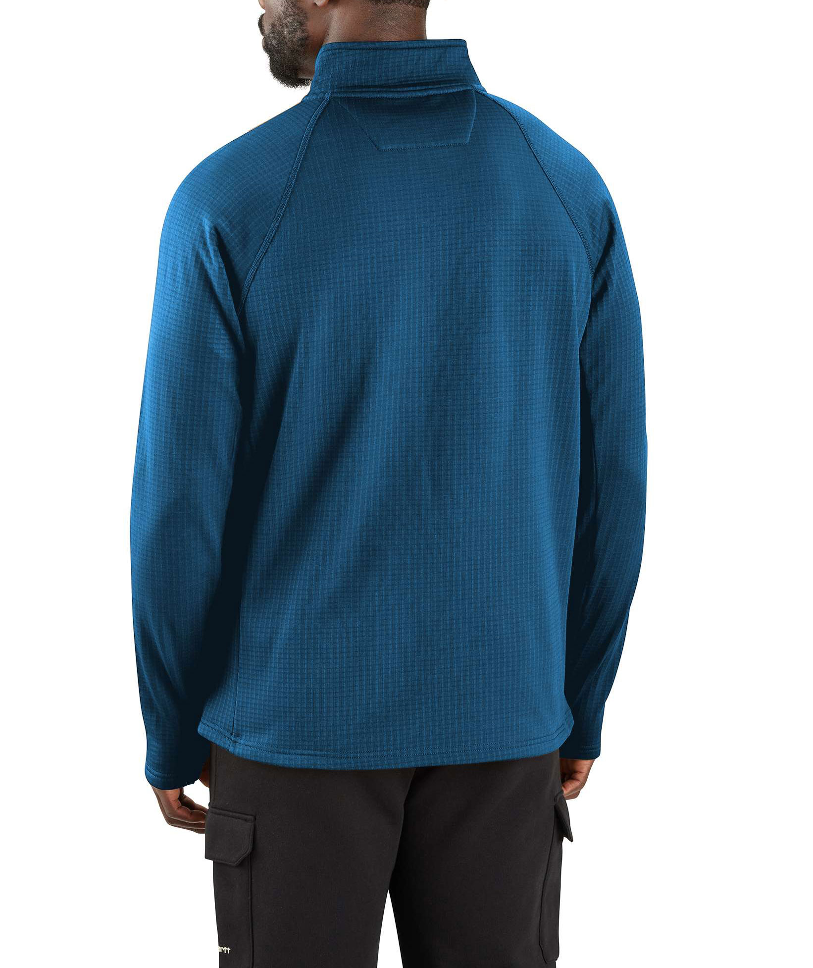 Carhartt Mock Neck half zip midlayer, Dark Horizon Blue, large image number 2
