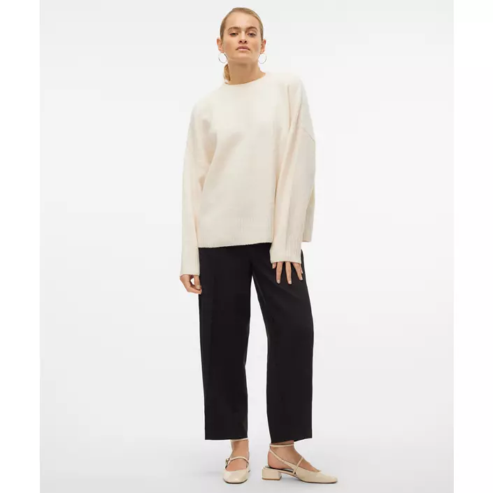 Vero Moda VMBOOM stickad tröja dam, Birch Melange, large image number 5