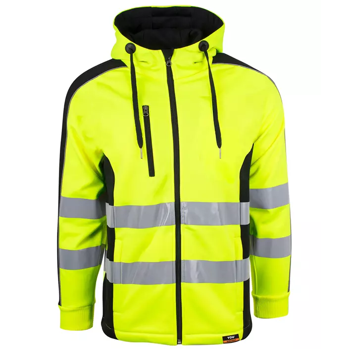YOU Halmstad hooded jacket, Hi-Vis Yellow, large image number 0