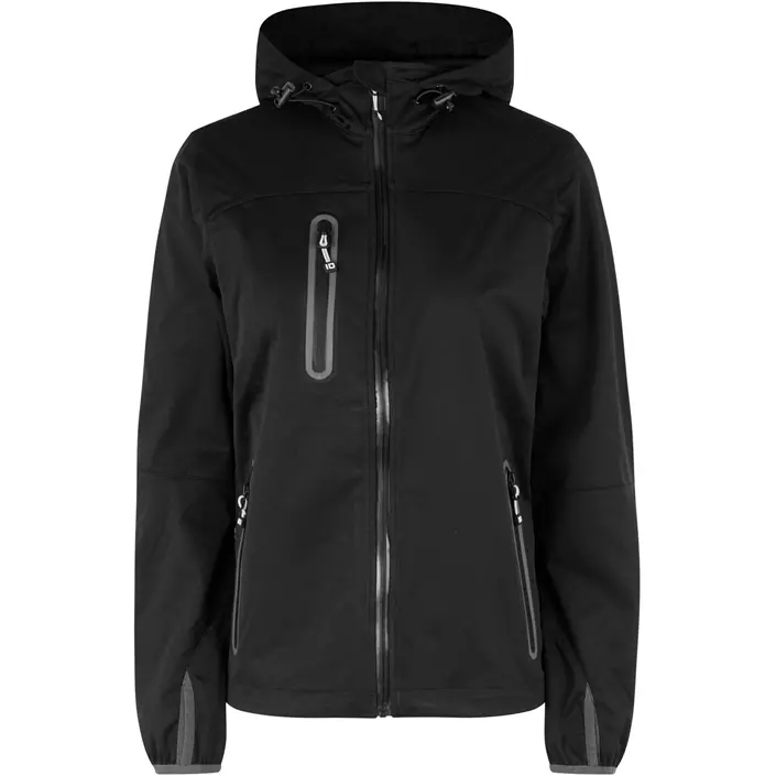 ID women's lightweight softshell jacket, Black, large image number 0