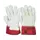 OS Dollar gloves made of oxhide, White/Red, White/Red, swatch