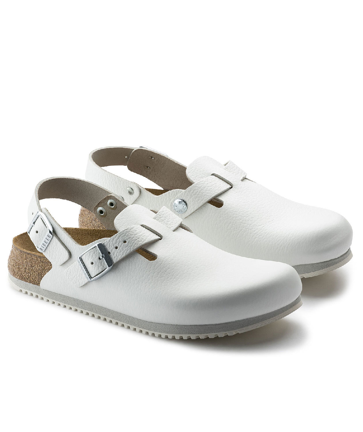 Birkenstock Tokio Supergrip Narrow Fit Sandalen, Wei&szlig;, large image number 5