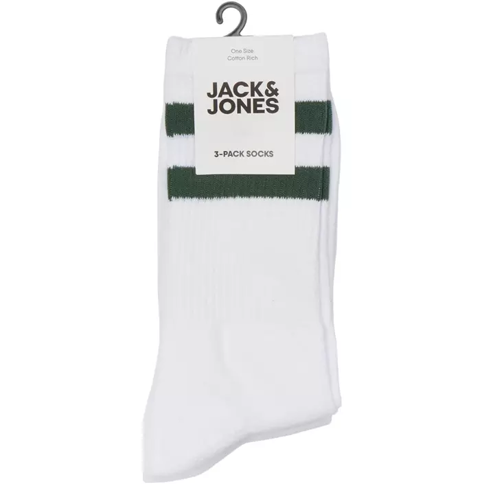 Jack & Jones JACGAB 3-pack tennisstrømper, Dark Green, Dark Green, large image number 4
