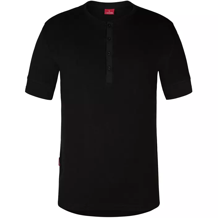 Engel Extend Grandad T-shirt, Black, large image number 0