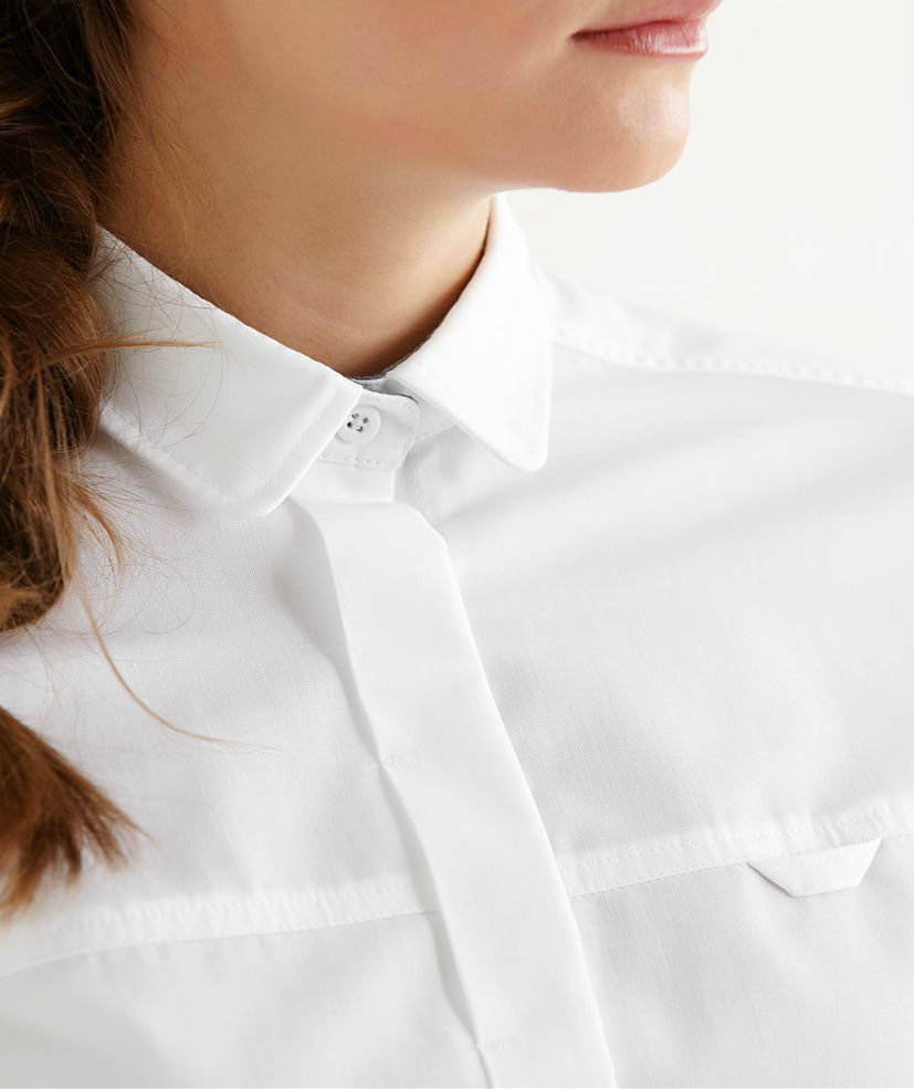 Kentaur modern fit serveringsskjorta dam, Vit, large image number 3