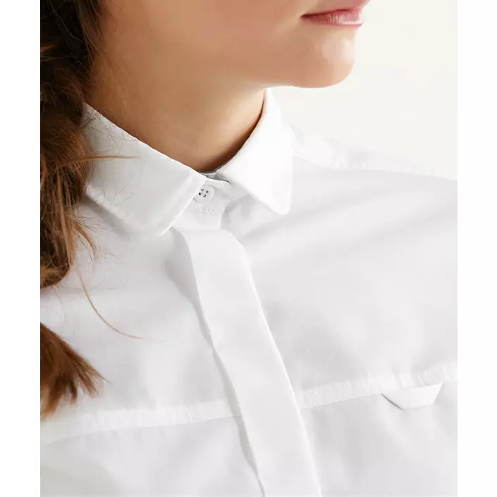 Kentaur modern fit women's server shirt, White, large image number 3