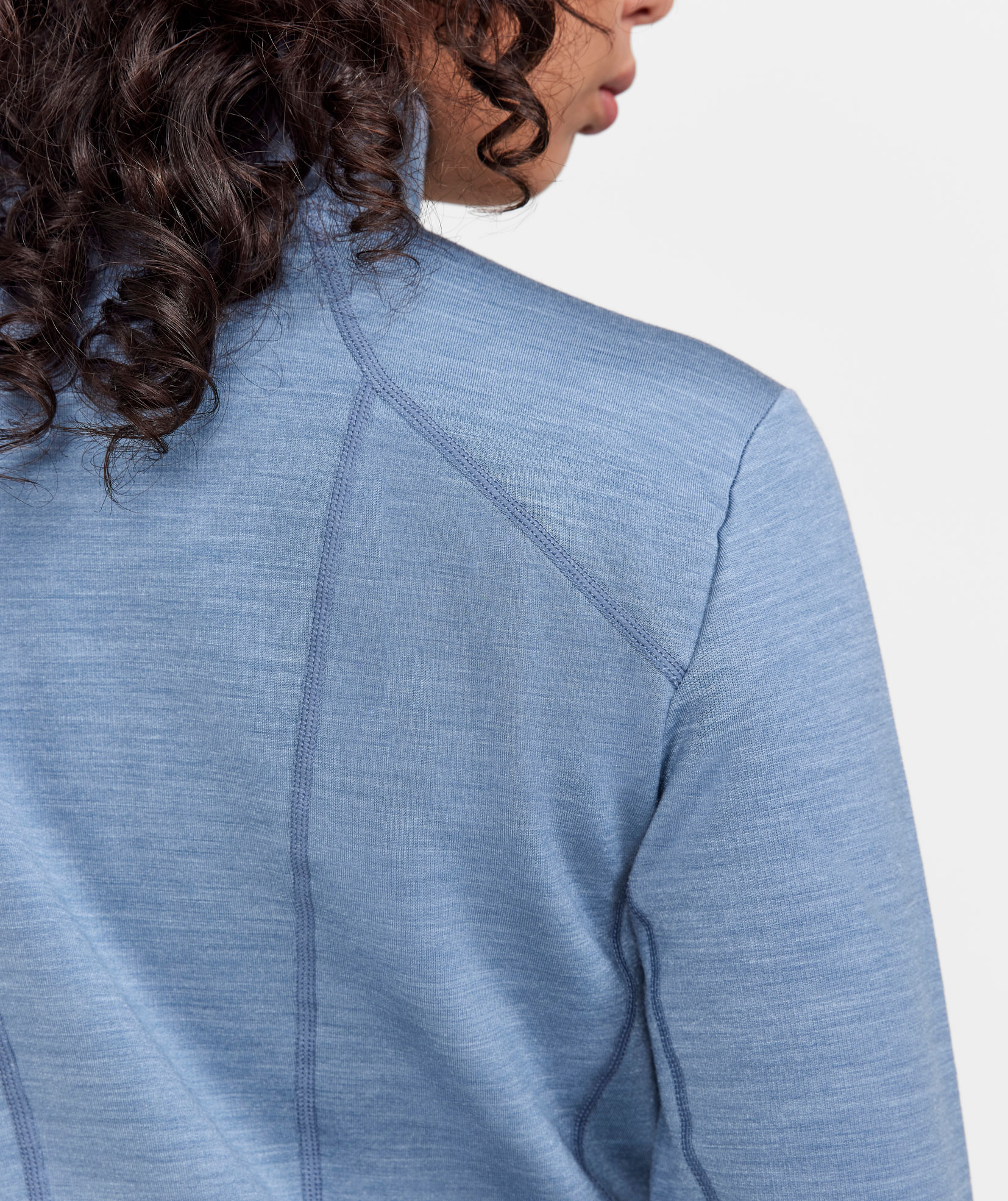 Craft PRO Explore Midlayer women's cardigan, Flow Melange, large image number 3