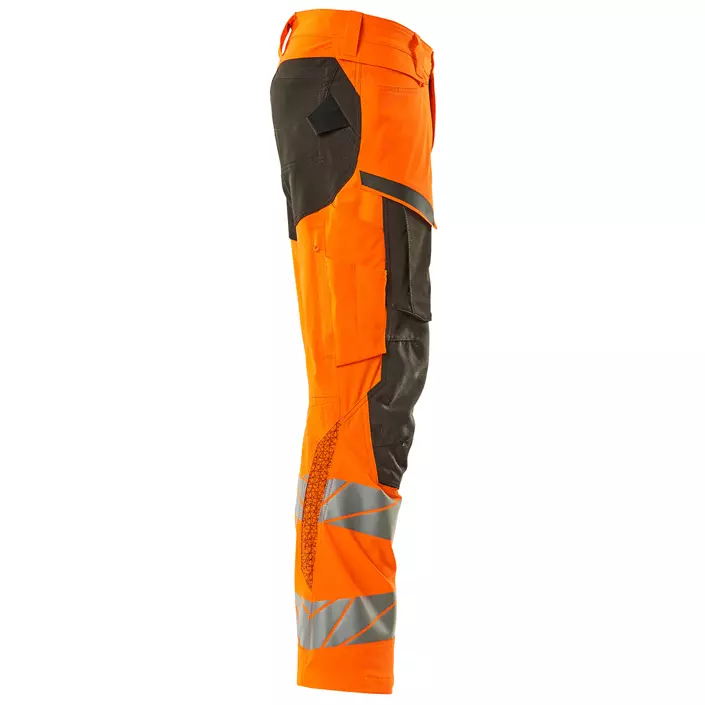 Mascot Accelerate Safe work trousers full stretch, Hi-vis Orange/Dark anthracite, large image number 2
