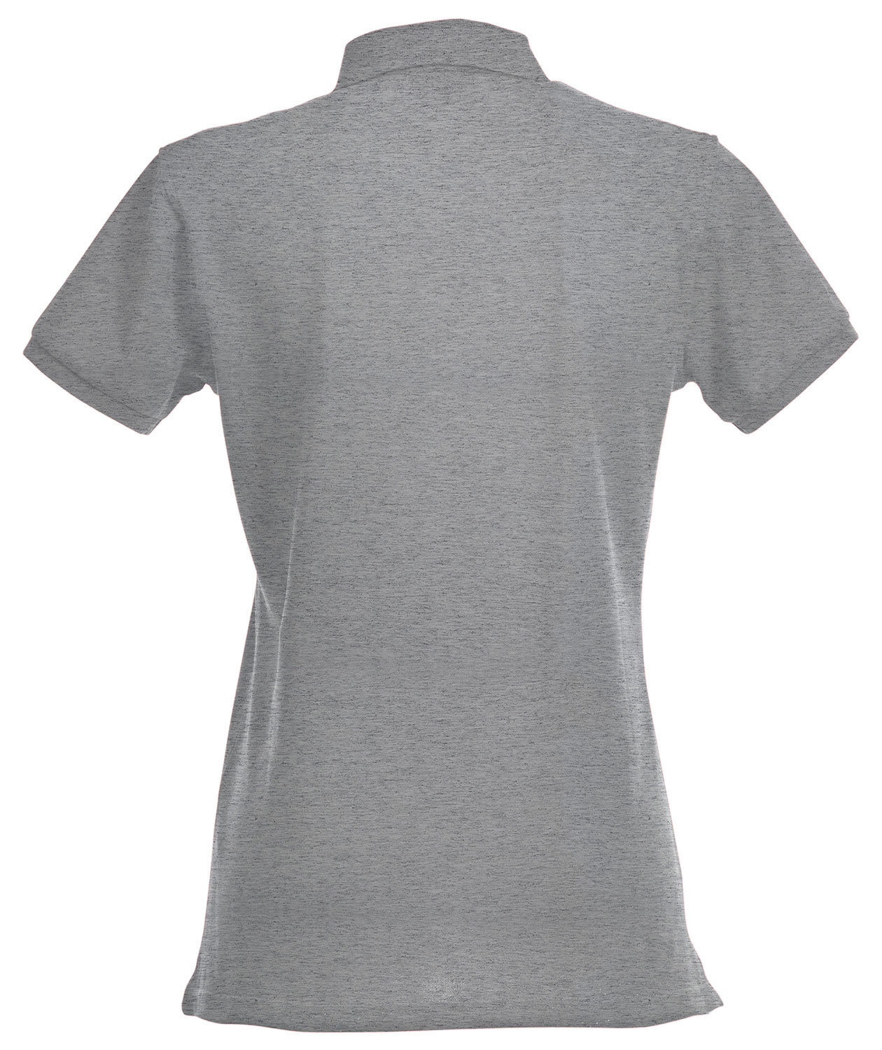 Clique Premium women's polo shirt, Grey Melange, large image number 2