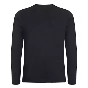 Clique Premium Fashion-T langärmliges T-Shirt, Schwarz