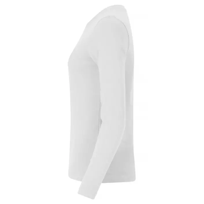 Clique Damen Premium Fashion langärmliges T-Shirt, Weiß, large image number 2