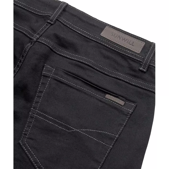 Sunwill Weft Stretch Regular Fit jeans, Sort, large image number 6