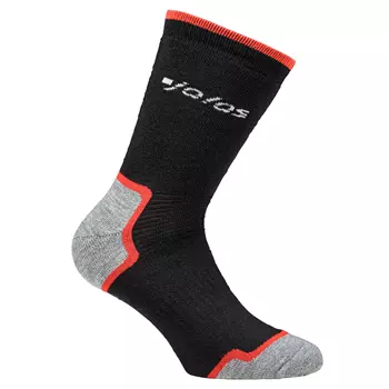 Jalas ekstra warm socks with merino wool, Black/Red