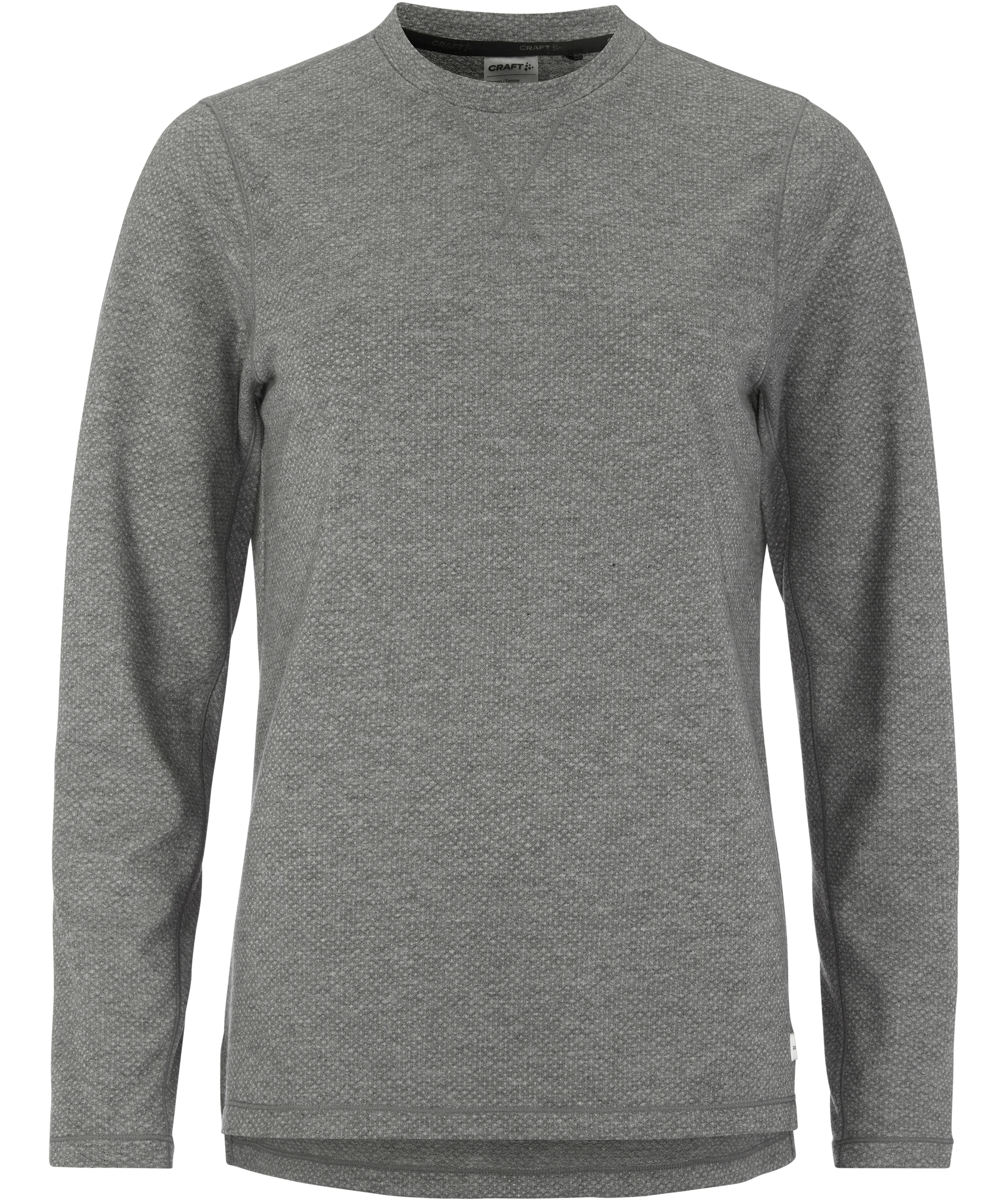 Craft Thermal Mesh women's baselayer sweater, Dark Grey Melange