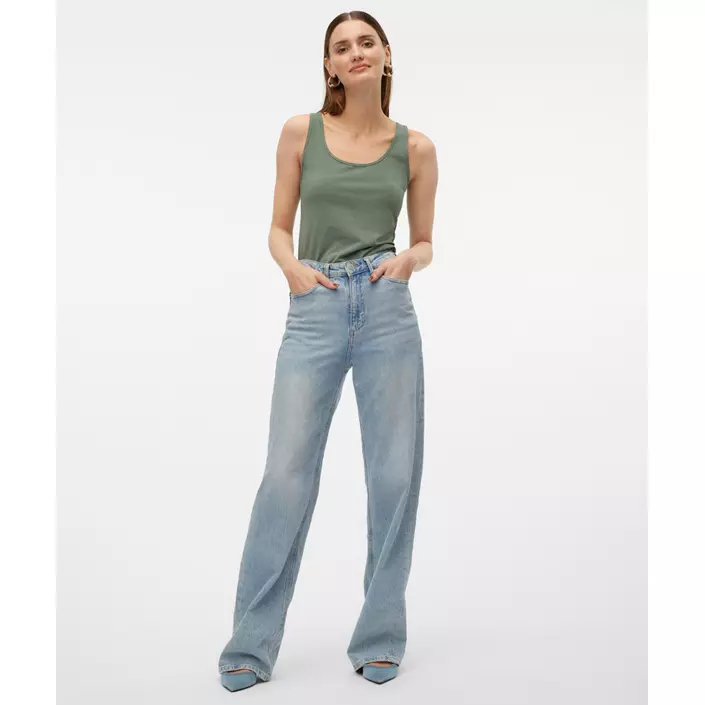 Vero Moda VMLULU lång linne dam, Laurel Wreath, large image number 4