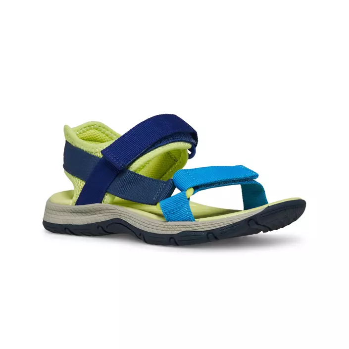 Merrell Kahuna Web sandals for kids, Blue/Navy/Lime, large image number 0