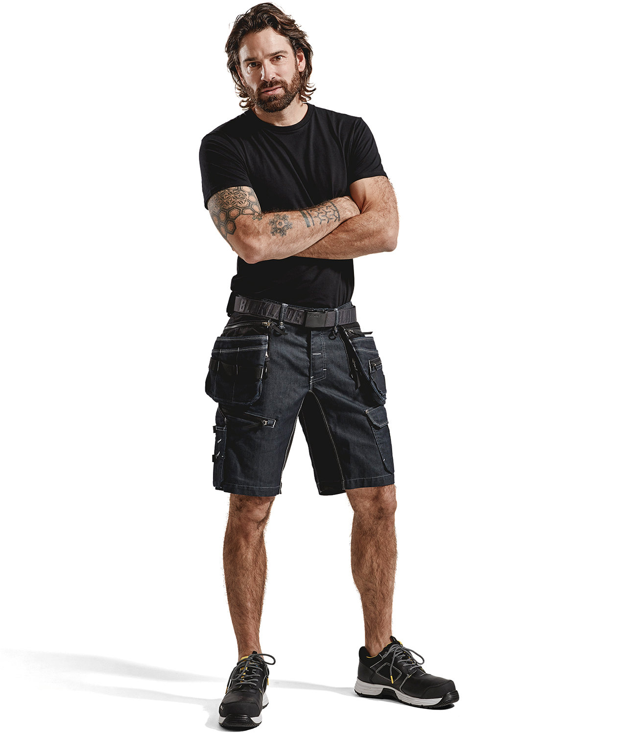 Bl&aring;kl&auml;der craftsman shorts, Marine Blue/Black