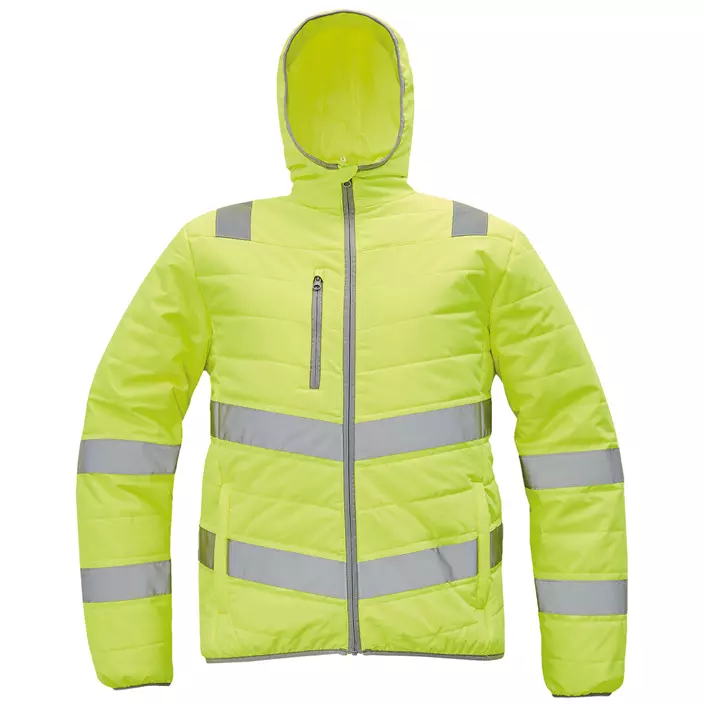 Cerva Montrose winter jacket, Hi-Vis Yellow, large image number 0