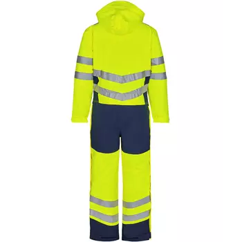 Engel Safety winter coverall, Yellow/Blue Ink