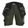Blåkläder Striker dame håndværkershorts, Skovgrøn/Rust, Skovgrøn/Rust, swatch