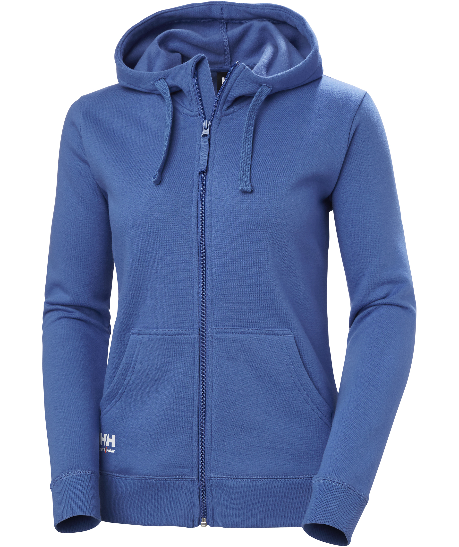 Helly Hansen Classic women's hoodie with zipper, Stone Blue, Stone Blue, swatch